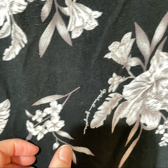 Spiritual Gangster Black Floral Kimono Cardigan Duster Womens OS Boho Festival - Picture 6 of 8